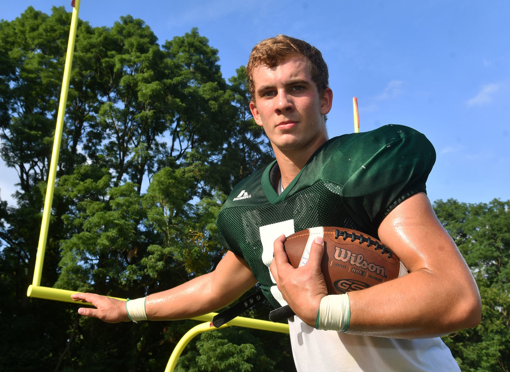 Alleman football practice
